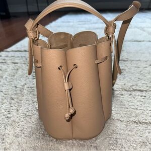 POLENE Numero Huit Mini Beige Bag